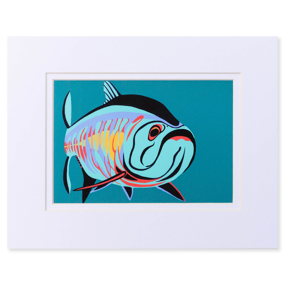 8x10 Matted Tarpon Bright II Open Edition Print