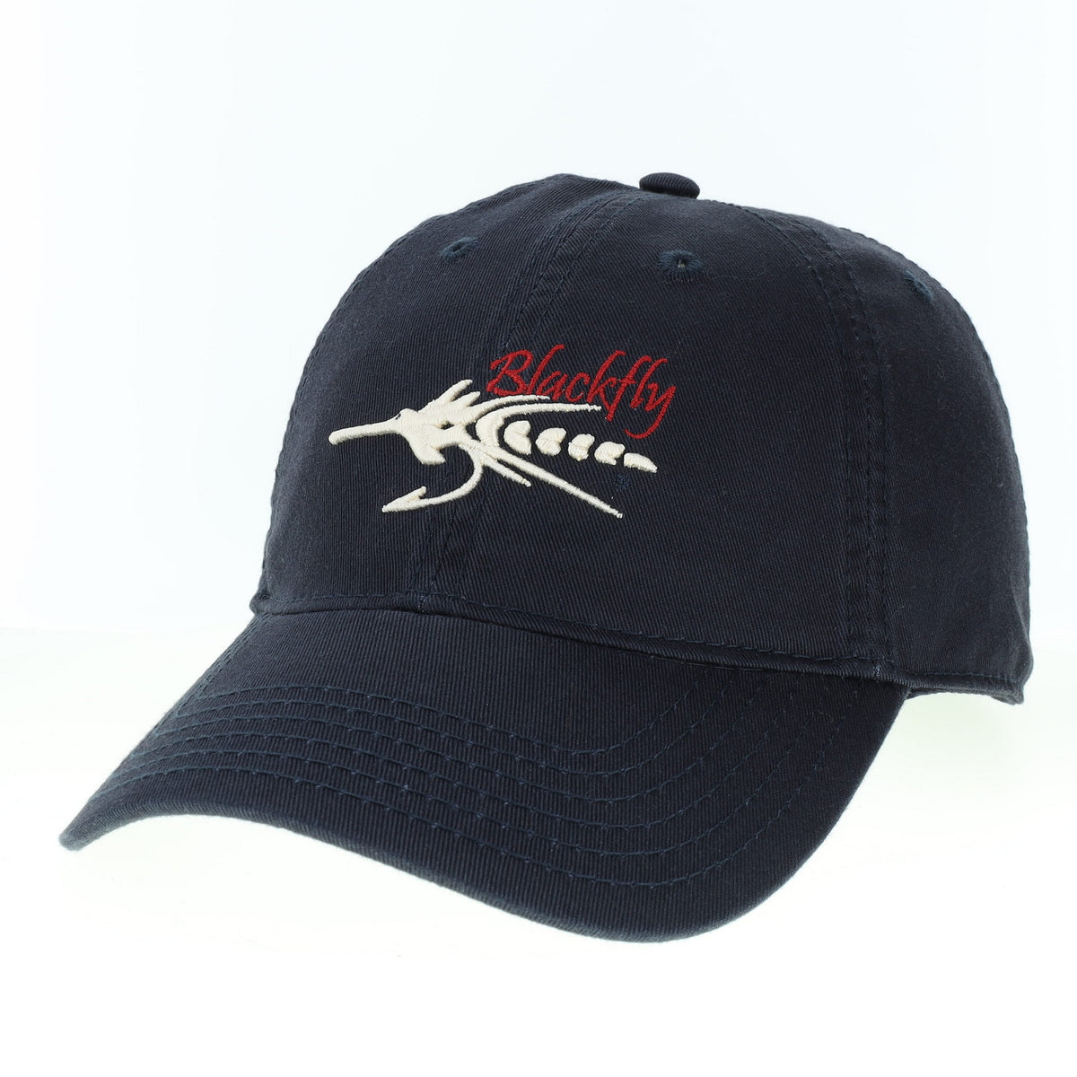 BLACKFLY® Offset Logo XL EZA Relaxed Twill Hat - Navy XL