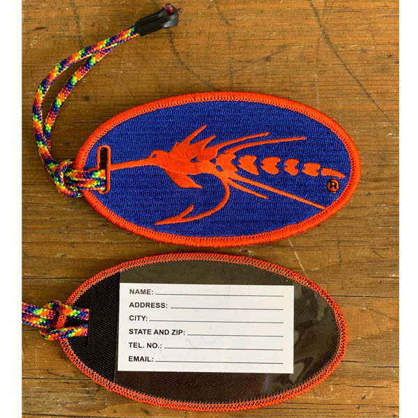 Blackfly Luggage Tag - Oval Logo Gator colors