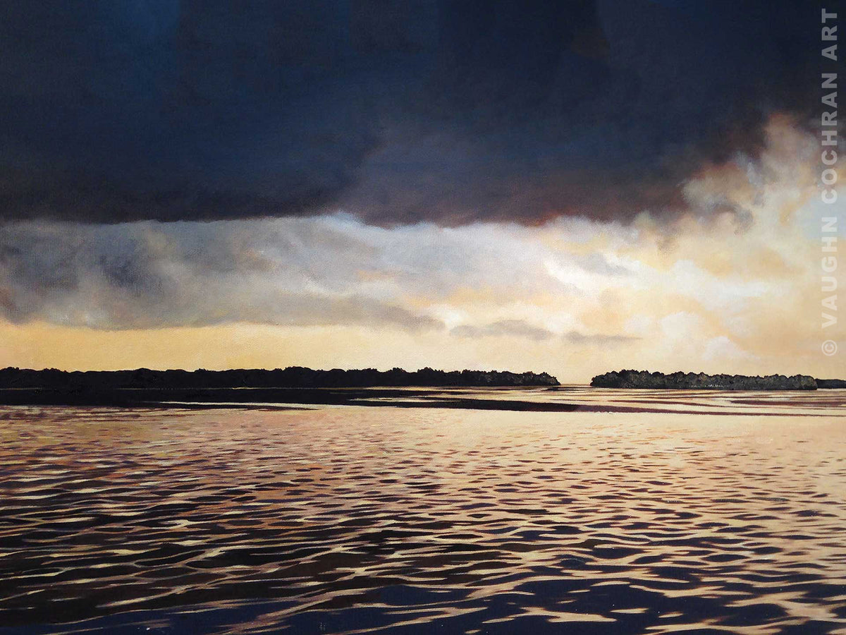 Bonefish Tide <br /><span style='color:#f00;font-weight:bold;'>Original SOLD <br />Prints on canvas or paper available</span>