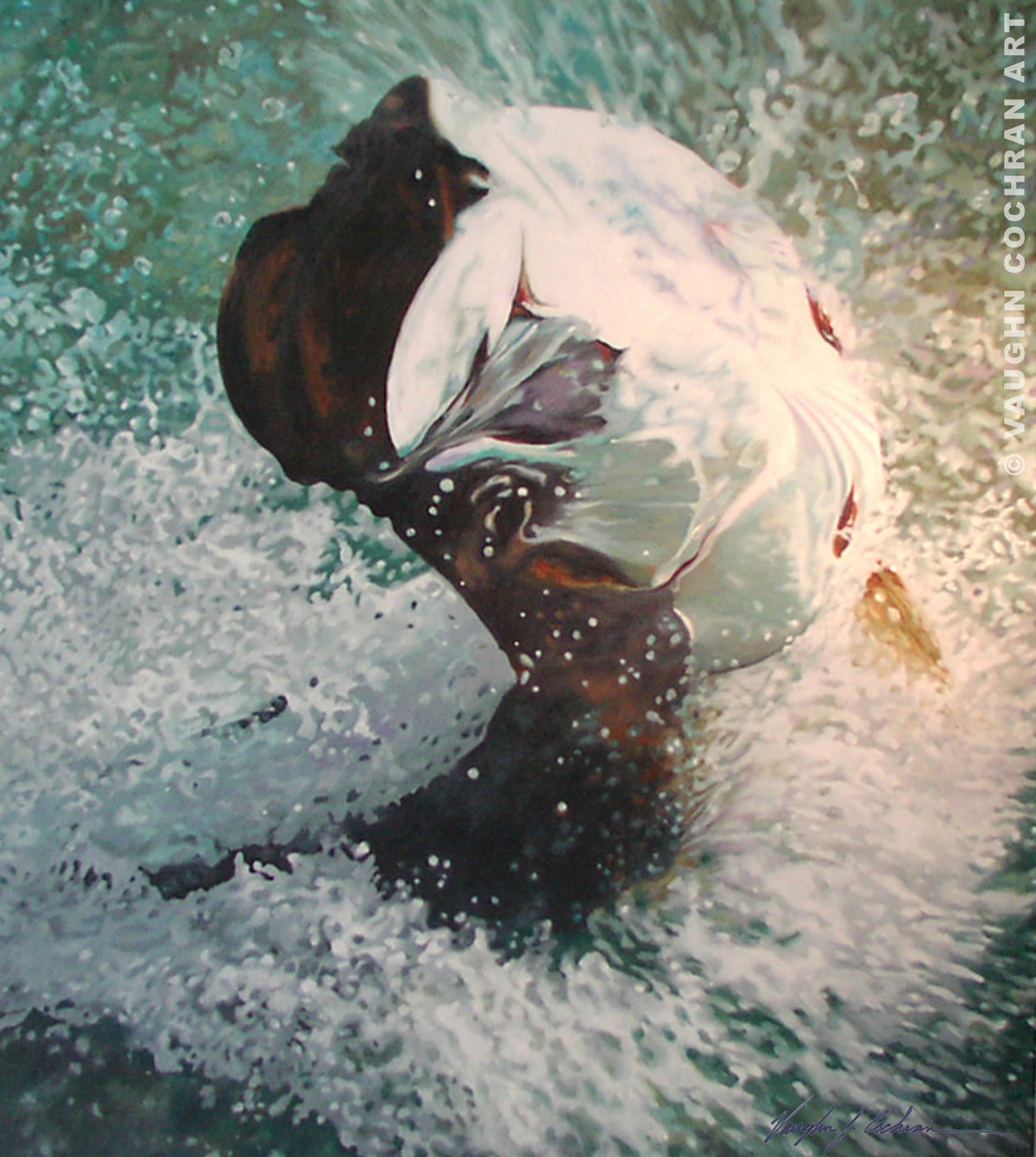 Tarpon at the Boat Ltd Edition Giclee on Paper