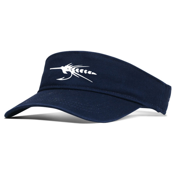 Black Fly Embroidered Visor Navy/White Fly