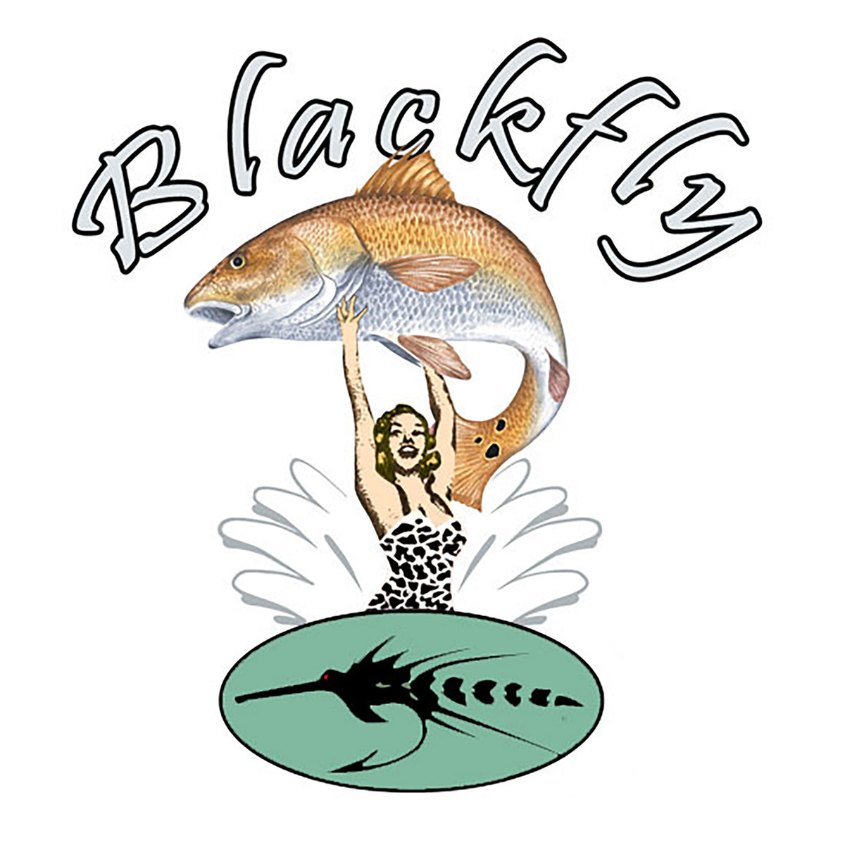 Decal BF Redfish Girl 2