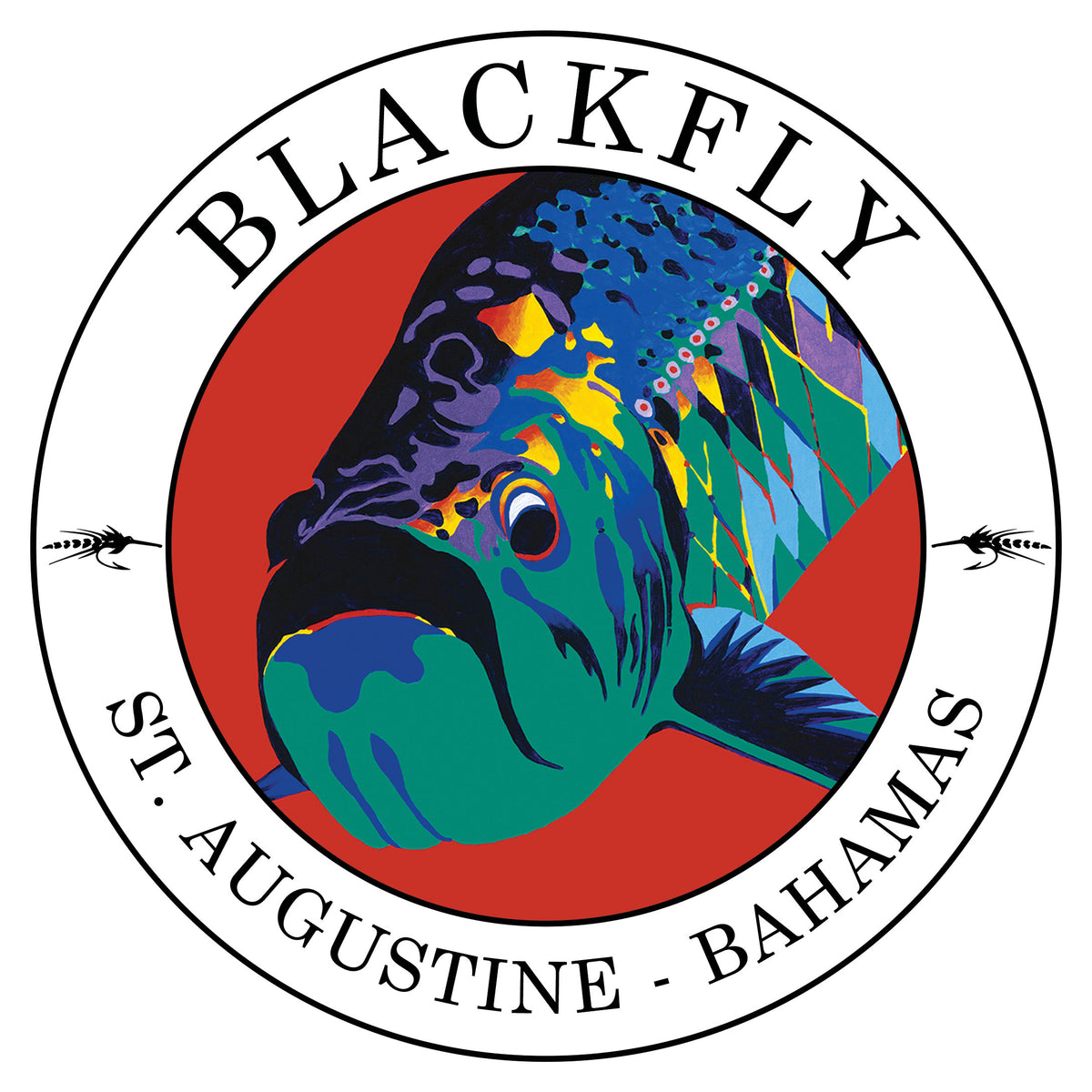 Decal Tarpon Bright Circle