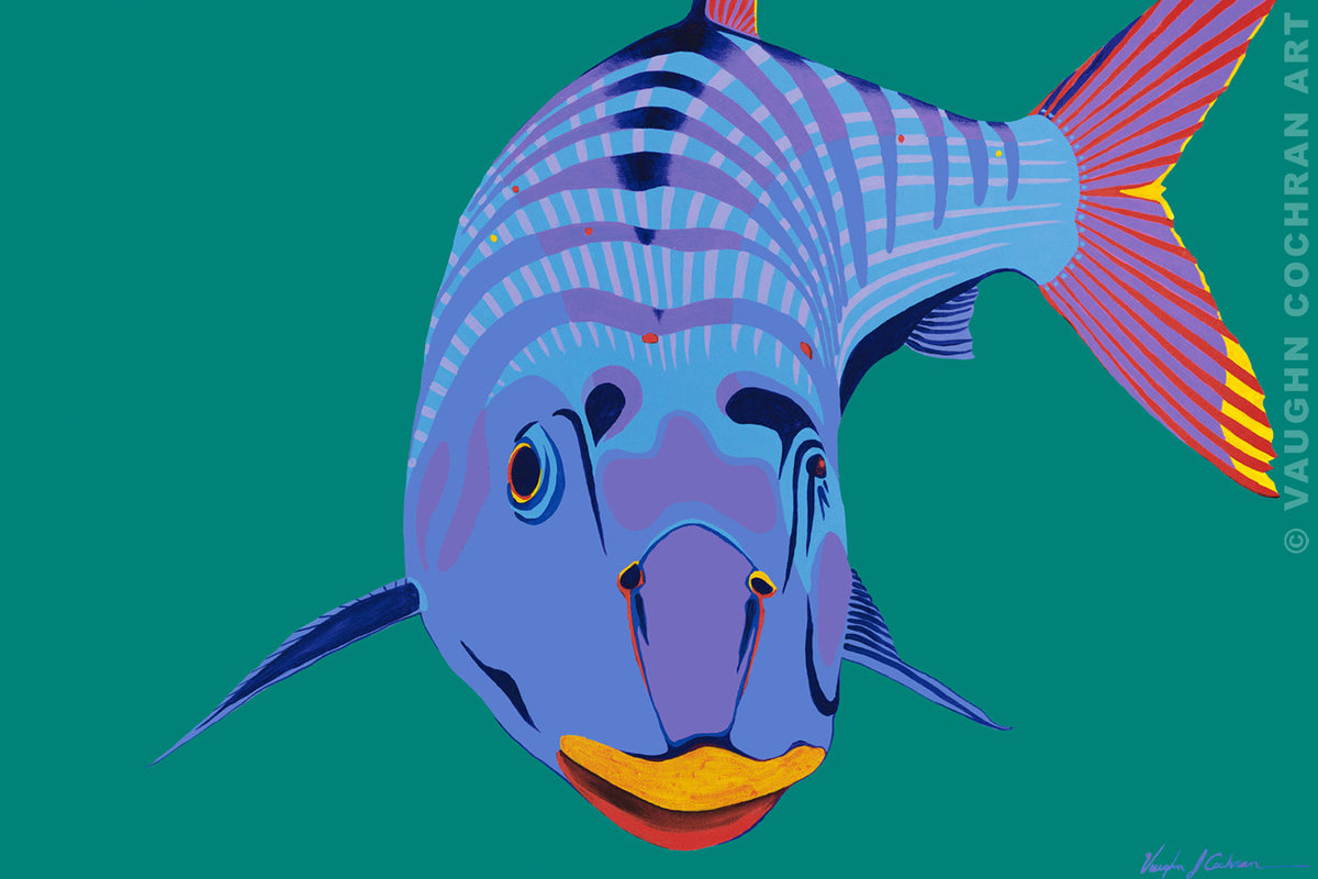 Bonefish Bright <br /><span style='color:#f00;font-weight:bold;'>Original SOLD <br />Prints on canvas or paper available</span>