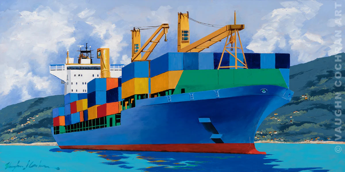 Colors of the Sea Ltd Edition Giclee on Canvas