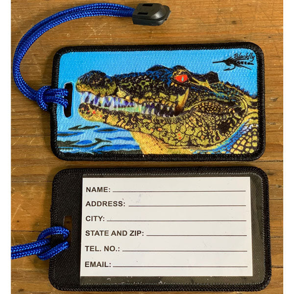Blackfly Luggage Tag - Cuban Croc