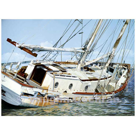 Lucky Boy <br /><span style='color:#f00;font-weight:bold;'>Original SOLD <br />Prints on canvas or paper available</span>