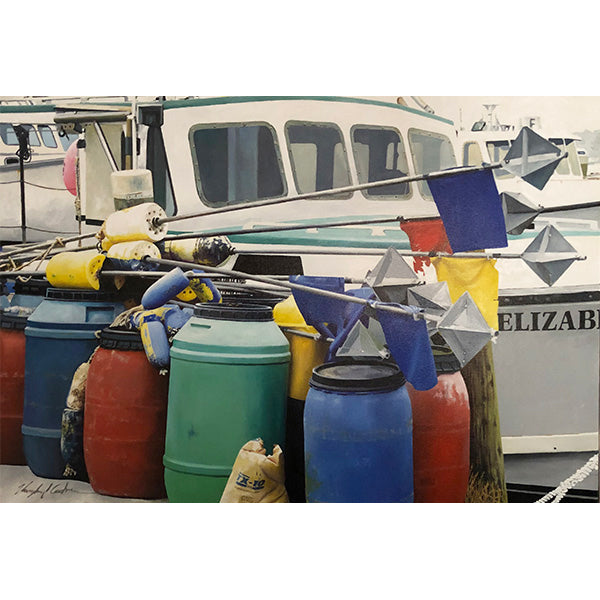 Elizabeth of Newport <br /><span style='color:#f00;font-weight:bold;'>Original SOLD <br />Prints on canvas or paper available</span>