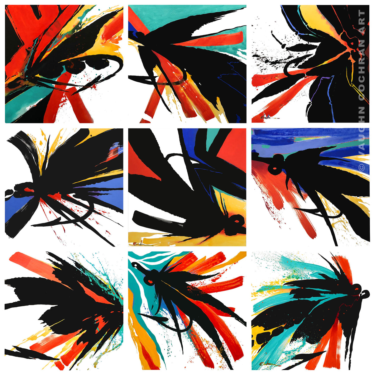 Red Eye Matrix Ltd Edition Giclee on Paper