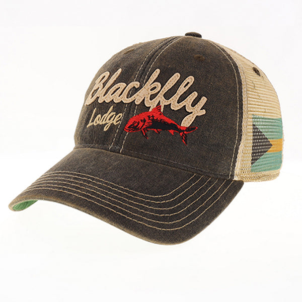 Blackfly Lodge Bonefish Trucker Black