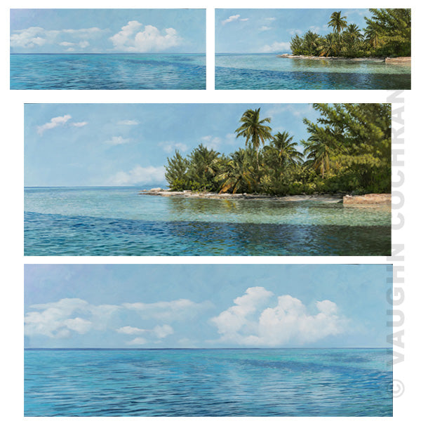 Sandy Point - 2 panels <br /><span style='color:#f00;font-weight:bold;'>Original SOLD <br />Prints on canvas available</span>